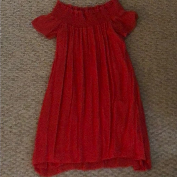 ANTHROPOLOGIE off the shoulder dress S Petite - Picture 2 of 4